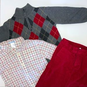 Janie and Jack Toddler Holiday Set